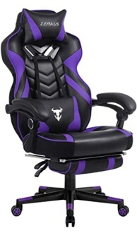 Zeanus Purple Gaming Chair Review: Reclining Computer Chair with Footrest